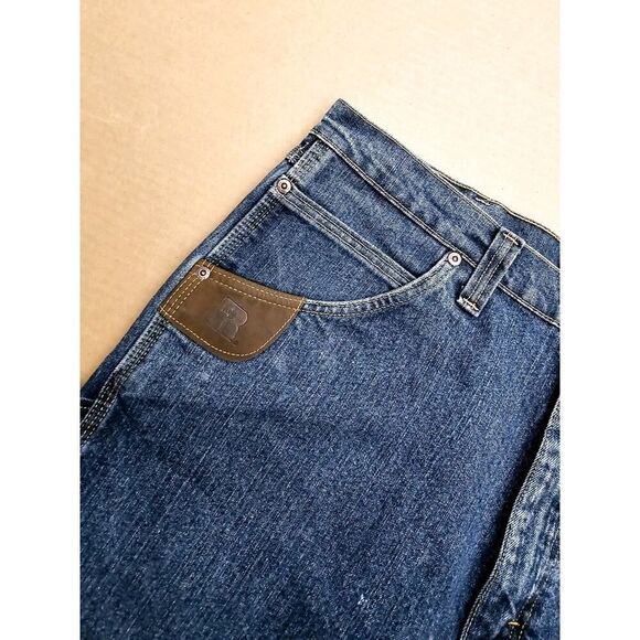 Wrangler Riggs Workwear Jeans Men's Size 38x34 Relaxed Fit Denim Pants - Picture 11 of 16
